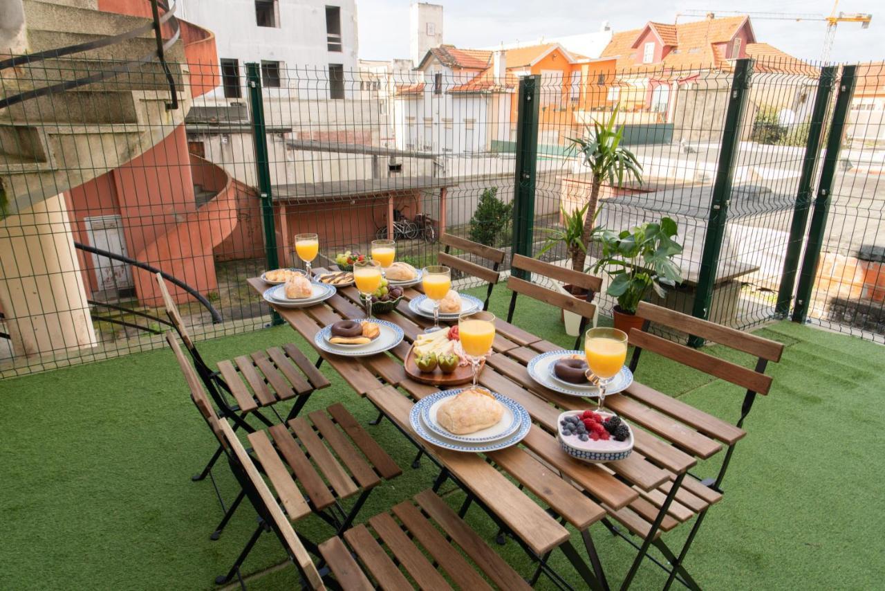Host Wise - Spacious Fresh Flat W Terrace - Near Sea Espinho  Luaran gambar